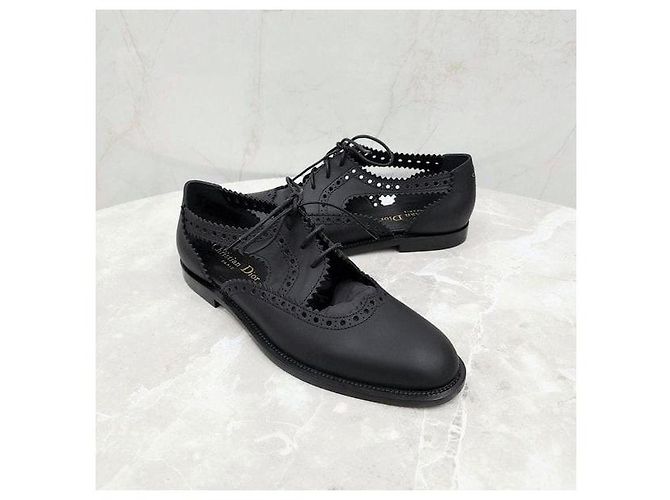 Dior Teddy Derby Leder-Loafer - Ansicht 3