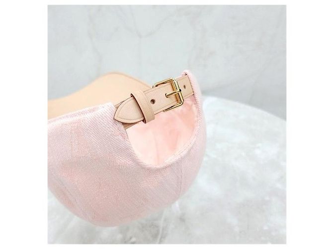 Louis Vuitton Cappellino Baseball Be My Denim Monogram Rosa - vista 6