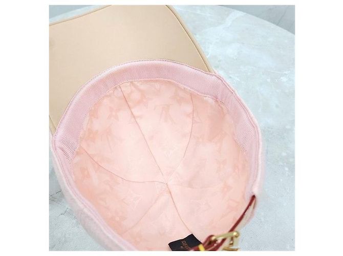 Louis Vuitton Cappellino Baseball Be My Denim Monogram Rosa - vista 7