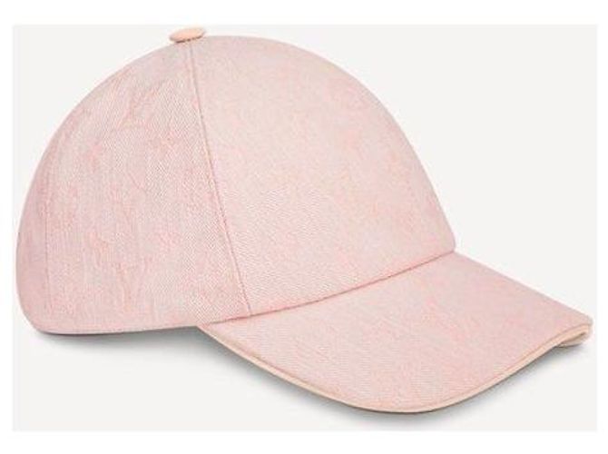 Louis Vuitton Cappellino Baseball Be My Denim Monogram Rosa - vista 8