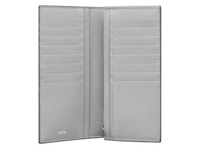 Dior Diamond Canvas Vertical Long Wallet - view 10