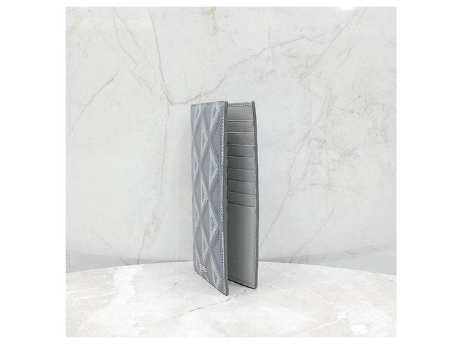 Dior Diamond Canvas Vertical Long Wallet - view 2