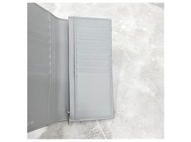 Dior Diamond Canvas Vertical Long Wallet - view 6