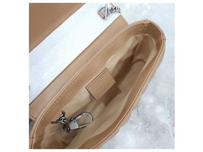 Gucci Borsa a spalla Super Mini GG Marmont Matelassé con catena - vista 7