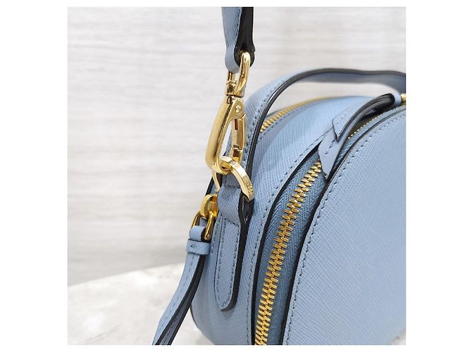 Prada Borsa a tracolla Odette in pelle Saffiano - vista 14