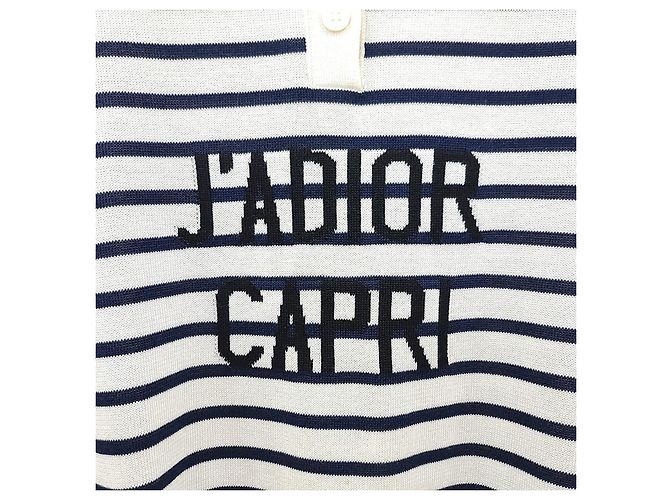 Dior Capri Stripe Polohemd Kurzarm - Ansicht 12