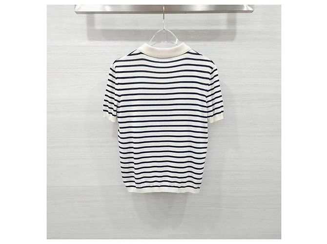 Dior Capri Stripe Polohemd Kurzarm - Ansicht 2