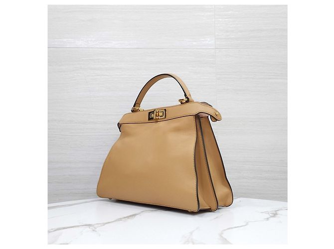 Fendi Borsa a spalla tote Peekaboo SEE Medium - vista 12