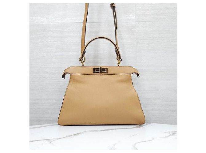 Fendi Borsa a spalla tote Peekaboo SEE Medium - vista 3