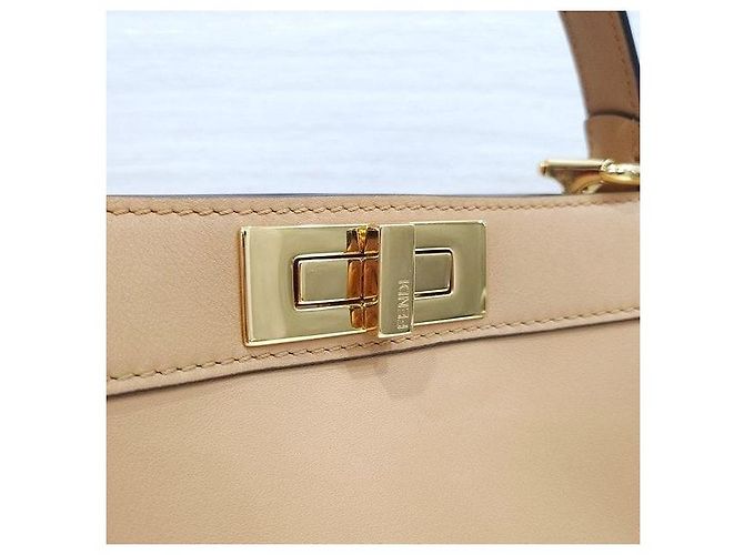 Fendi Borsa a spalla tote Peekaboo SEE Medium - vista 4