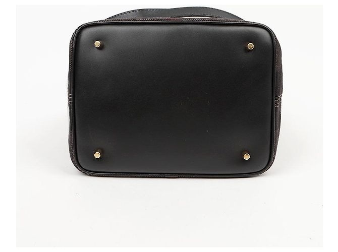 Burberry Borsa Hobo Ashby Medium in tela nera - vista 7