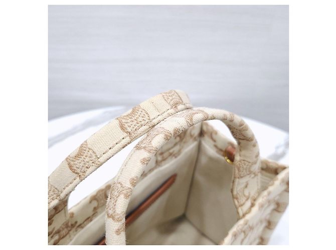 Céline Small Cabas Triomphe Canvas-Tasche - Ansicht 15