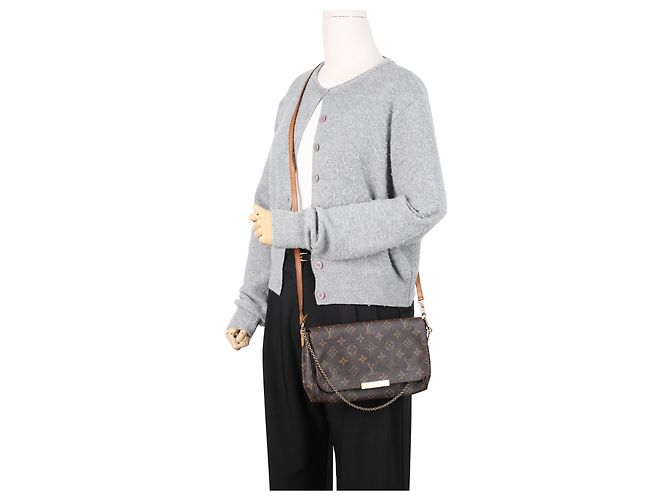 Louis Vuitton Borsa a tracolla Favorite MM Monogram Canvas - vista 17