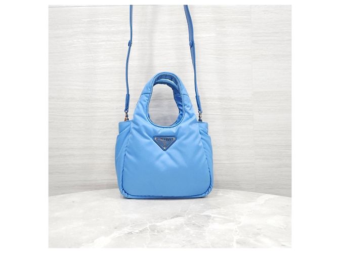 Prada Mini borsa in nylon imbottito morbido - vista 12