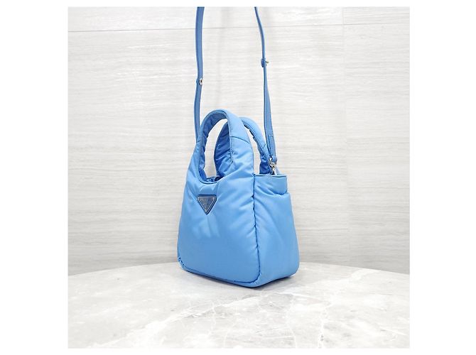 Prada Mini borsa in nylon imbottito morbido - vista 13