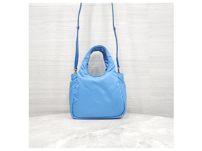Prada Mini borsa in nylon imbottito morbido - vista 14