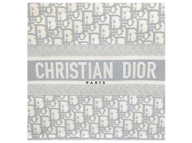 Dior Borsa Book Tote Oblique Grigia Medium - vista 15
