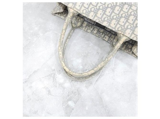 Dior Borsa Book Tote Oblique Grigia Medium - vista 5