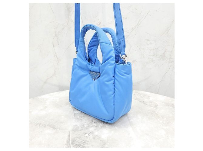 Prada Mini borsa Soft Padded Re-Nylon - vista 10