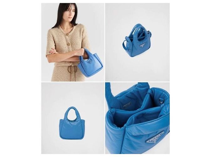 Prada Mini borsa Soft Padded Re-Nylon - vista 8