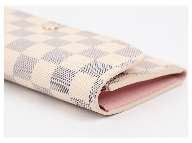Louis Vuitton Cartera Emily Damier Azur Pink - vista 10