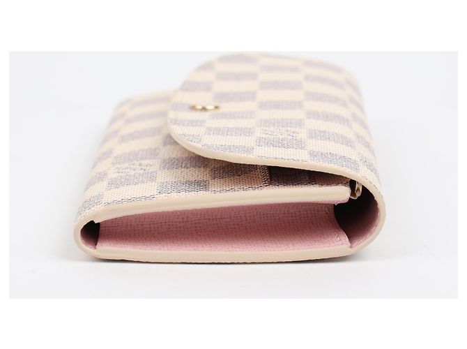 Louis Vuitton Cartera Emily Damier Azur Pink - vista 4