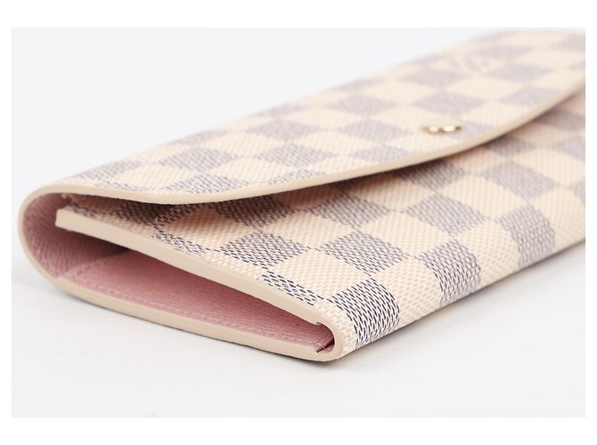 Louis Vuitton Cartera Emily Damier Azur Pink - vista 7