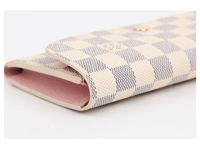 Louis Vuitton Cartera Emily Damier Azur Pink - vista 9