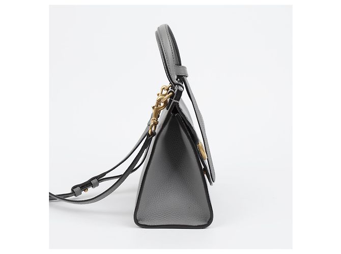 Gucci GG Marmont Mini Lederhandtasche Grau - Ansicht 5