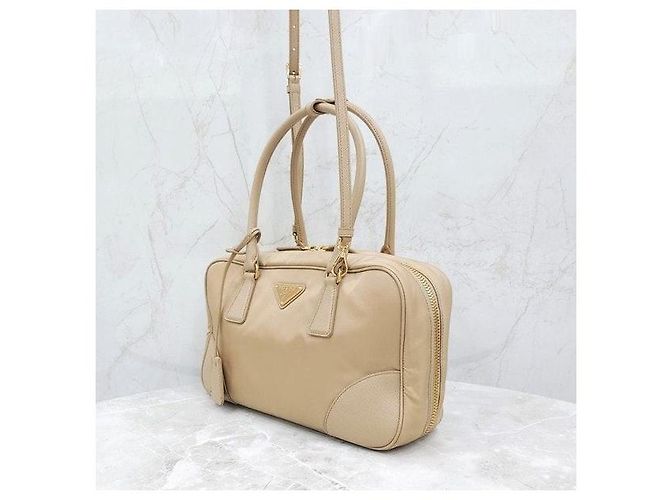 Prada Borsa a due manici media in Re-Nylon e Saffiano - vista 2