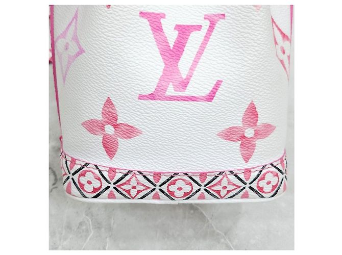Louis Vuitton Borsa a Secchiello Monogram Nano Noe Pink - vista 14