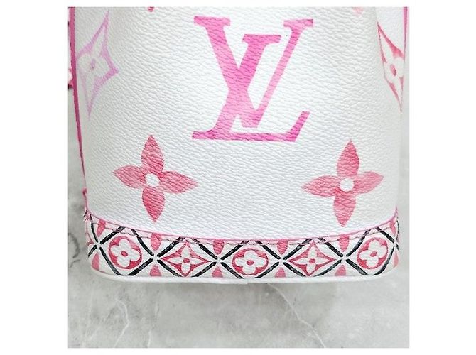 Louis Vuitton Borsa a Secchiello Monogram Nano Noe Pink - vista 4
