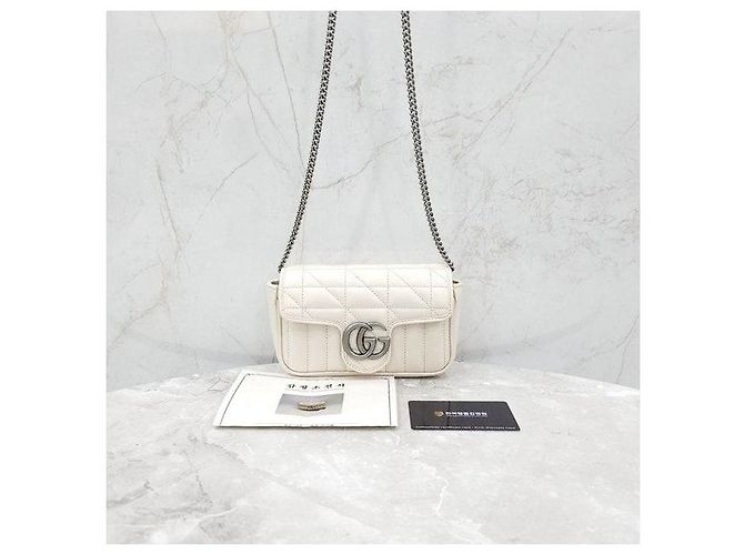 Gucci Borsa a catena GG Marmont Super Mini - vista 10