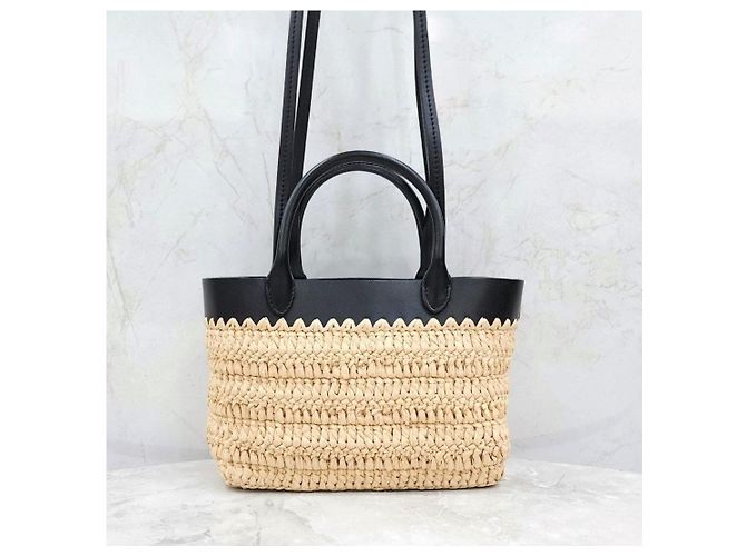 Prada Mini borsa tote in pelle crochet - vista 13