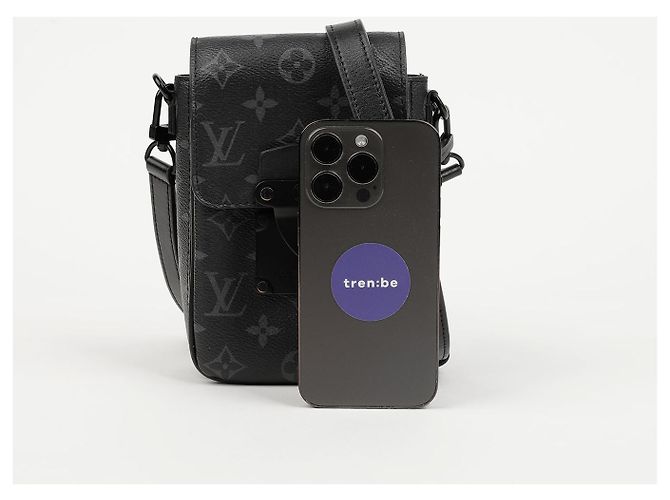 Louis Vuitton Borsa a tracolla in pelle nera - vista 14