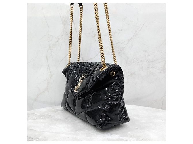 Autre Marque Borsa a spalla Loulou Puffer Small in vernice - vista 10