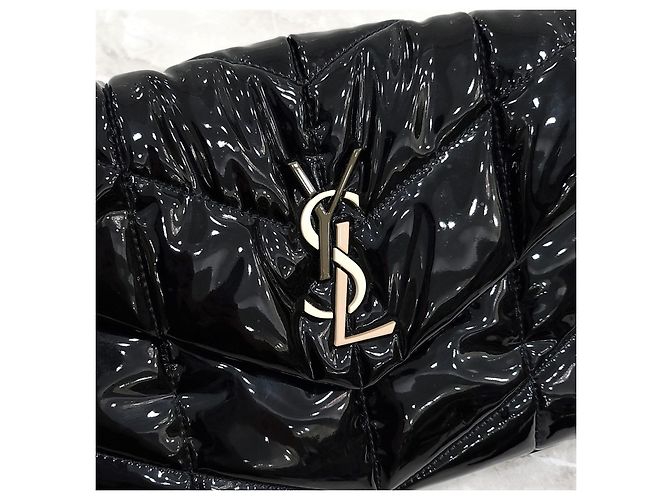 Autre Marque Borsa a spalla Loulou Puffer Small in vernice - vista 13