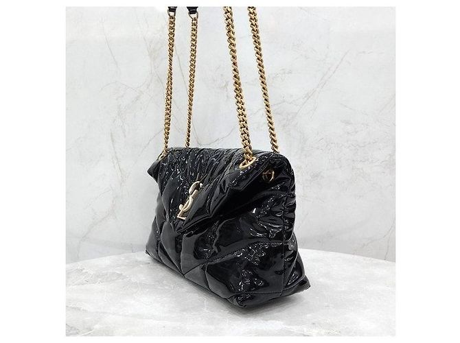 Autre Marque Borsa a spalla Loulou Puffer Small in vernice - vista 2