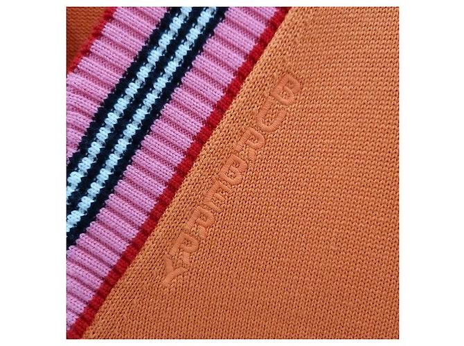 Burberry Strickweste aus Baumwolle mit orangefarbenem Logo XS - Ansicht 5