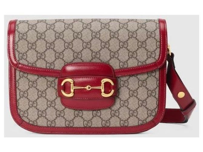 Gucci Borsa a tracolla GG Supreme Horsebit - vista 11