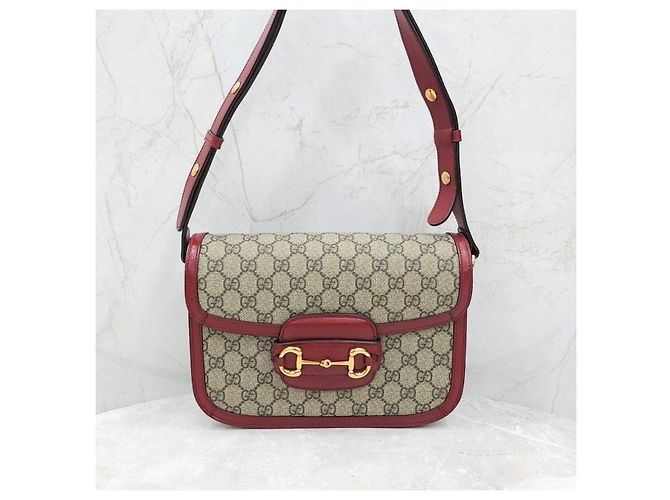 Gucci Borsa a tracolla GG Supreme Horsebit - vista 12