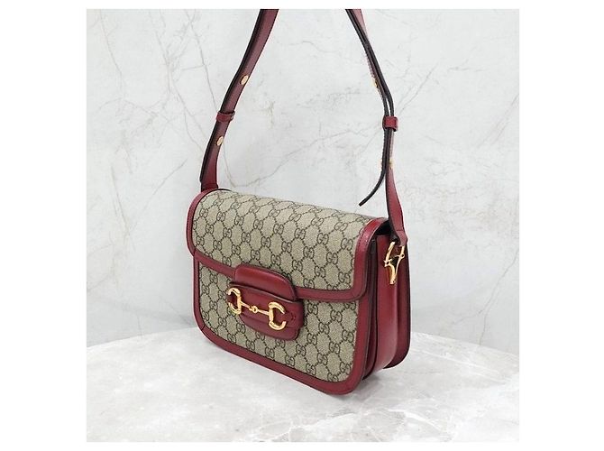 Gucci Borsa a tracolla GG Supreme Horsebit - vista 13
