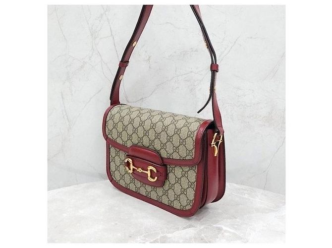 Gucci Borsa a tracolla GG Supreme Horsebit - vista 2
