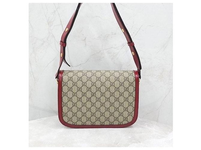 Gucci Borsa a tracolla GG Supreme Horsebit - vista 3