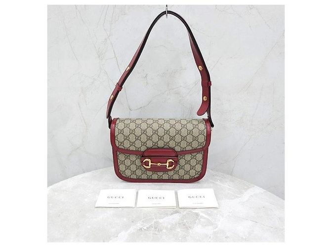 Gucci Borsa a tracolla GG Supreme Horsebit - vista 9