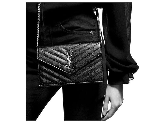 Autre Marque Borsa a Tracolla con Catena Envelope WOC - vista 9