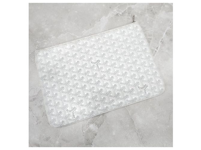 Goyard Borsa a pochette Sena Special White MM - vista 10