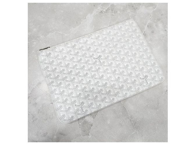 Goyard Borsa a pochette Sena Special White MM - vista 3