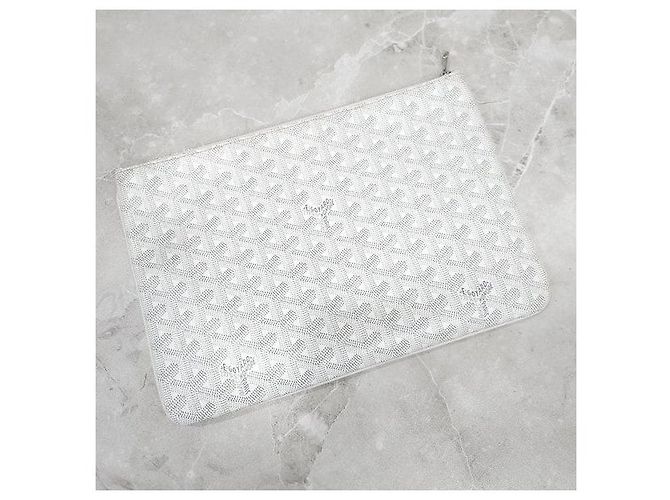 Goyard Borsa a pochette Sena Special White MM - vista 4