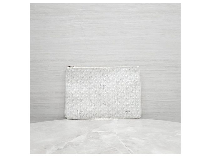Goyard Borsa a pochette Sena Special White MM - vista 7
